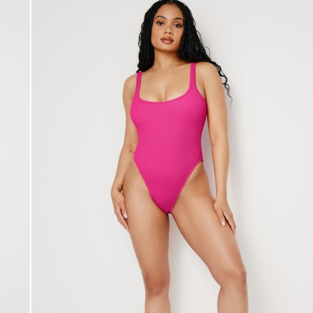 Good American Hot Pink Swim NWT